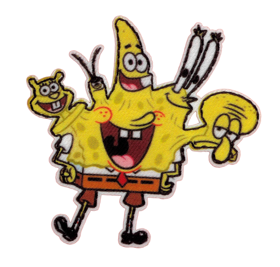 Svampbob "Svampbob & Sandy med flera" tygmärke