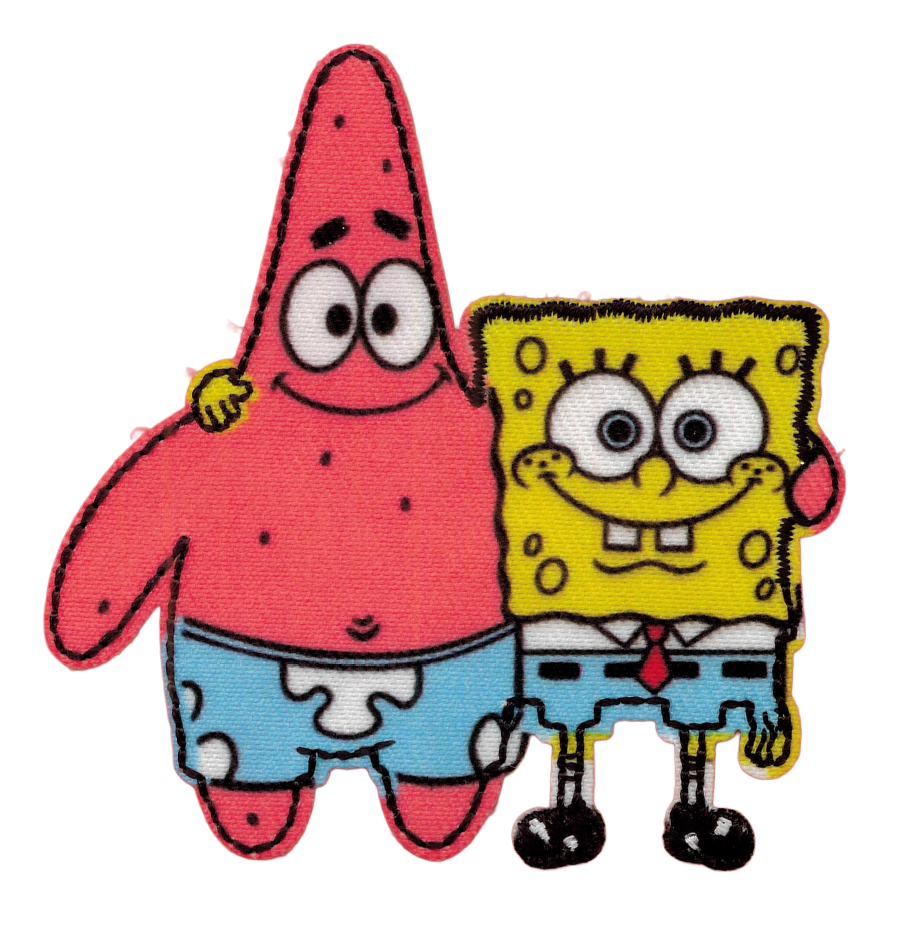 Svampbob "Svampbob & Patrik Sjöstjärna" tygmärke