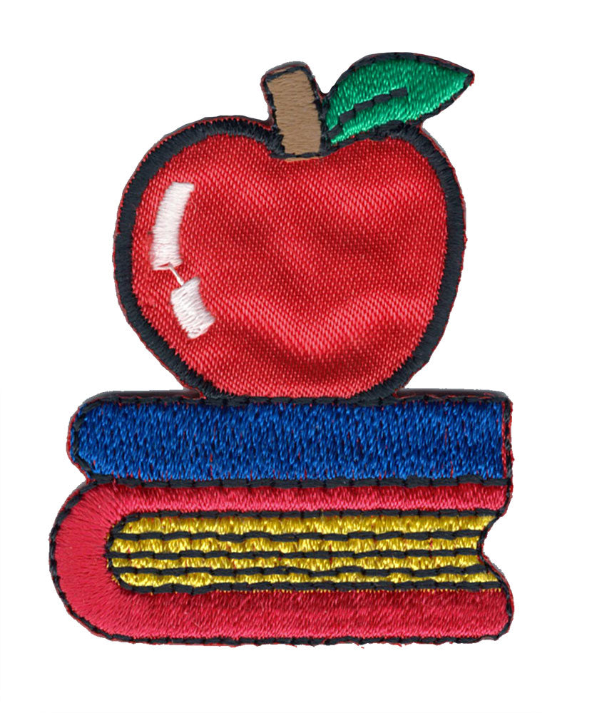 Tygmärke Bok med Äpple