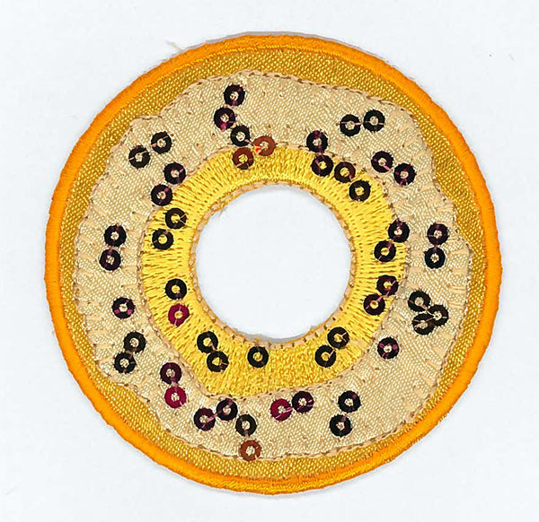 Broderat tygmärke cirkel - Sykungen