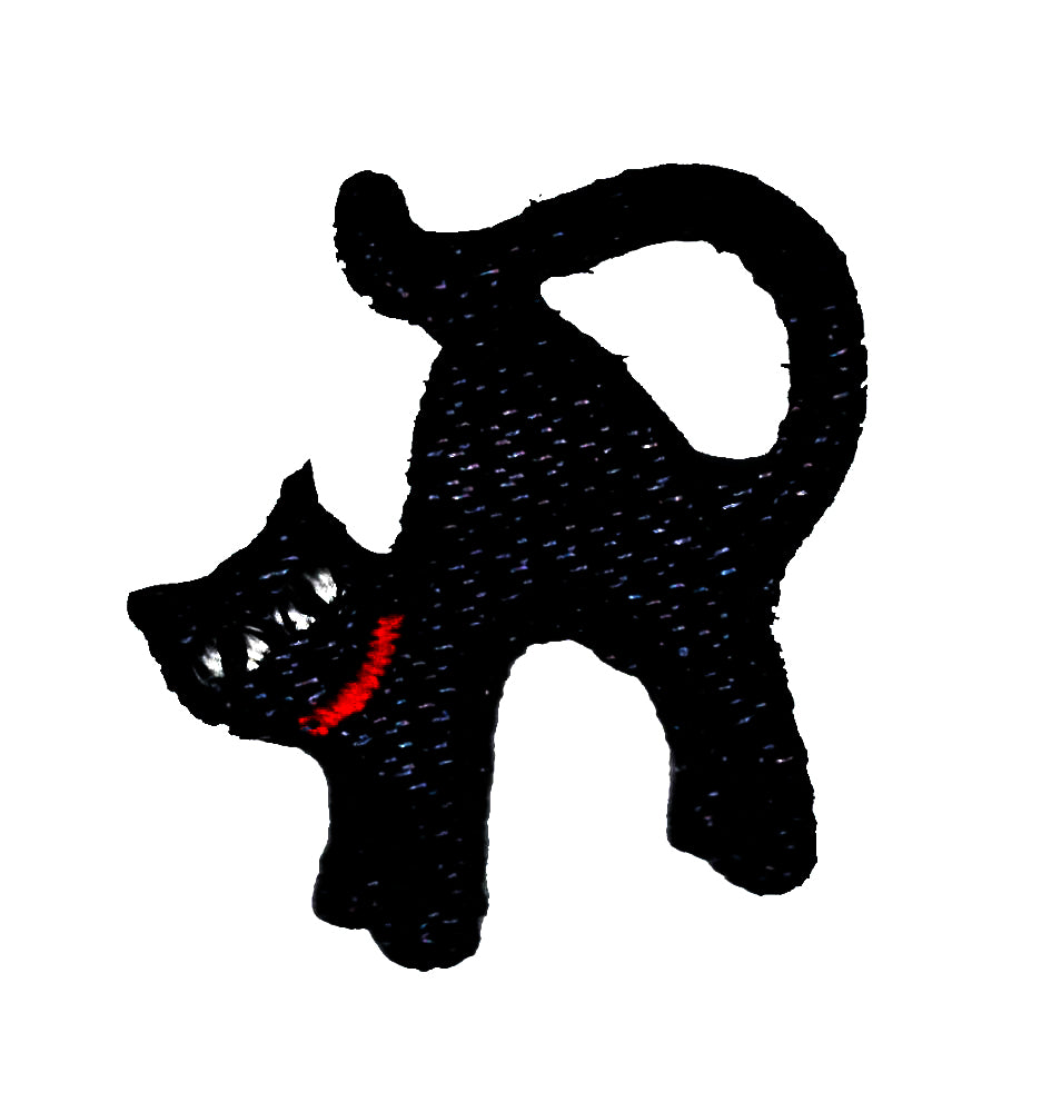 Tygmärke Halloween katt
