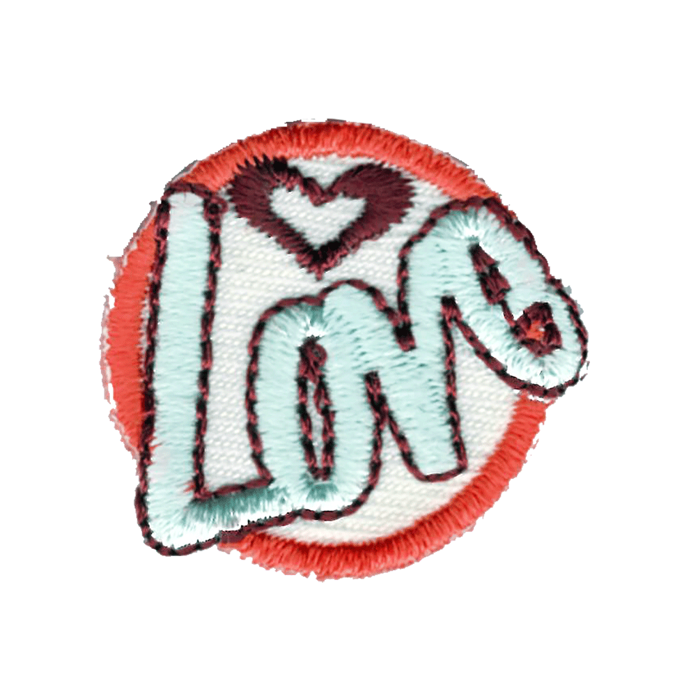 Tygmärke Love