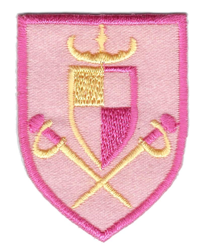 Tygmärke Sköld Fäktning