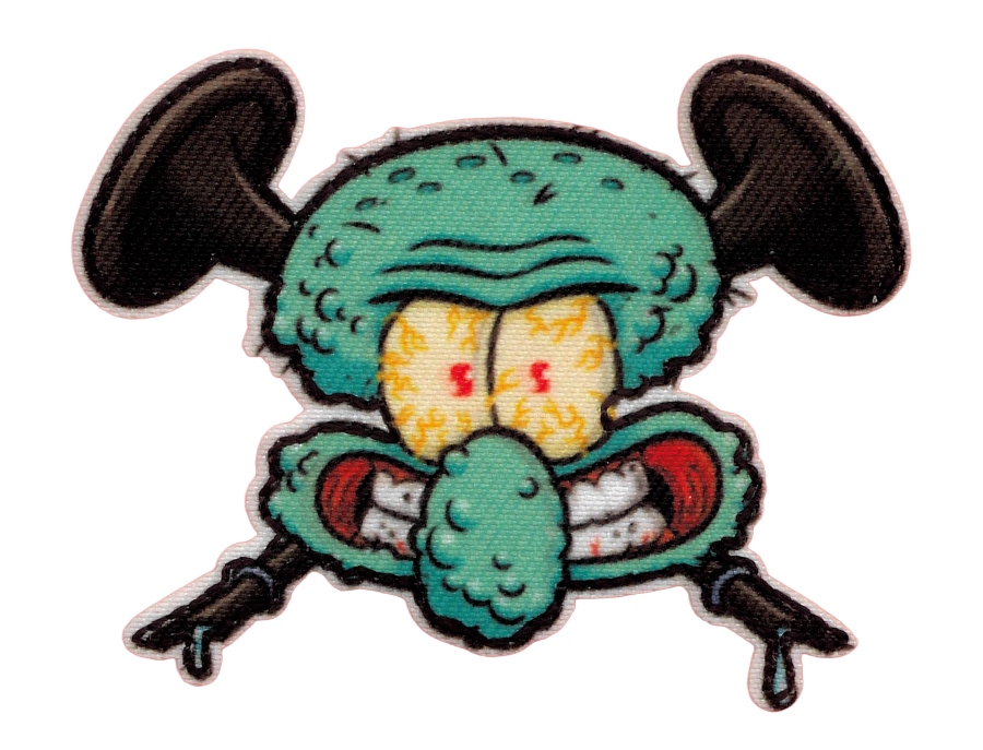 Svampbob "Bläckvard" tygmärke