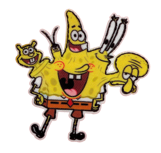 Svampbob "Svampbob & Sandy med flera" tygmärke