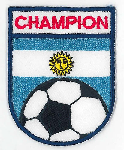 Broderat Tygmärke Fotboll Champion Argentina