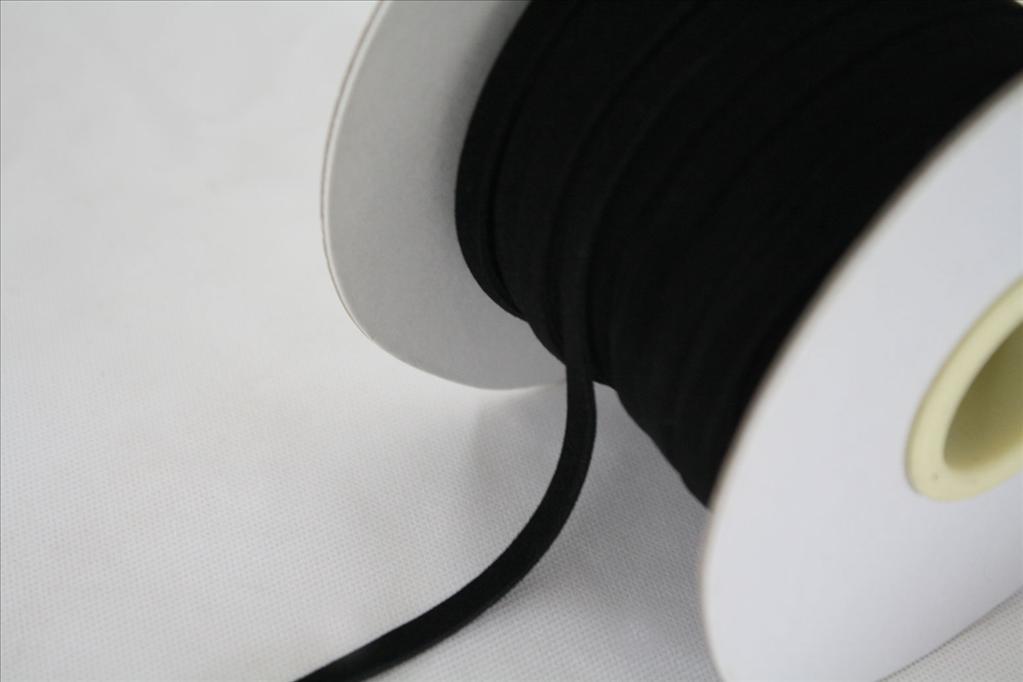 Mockaband imitation 5 mm svart - Sykungen