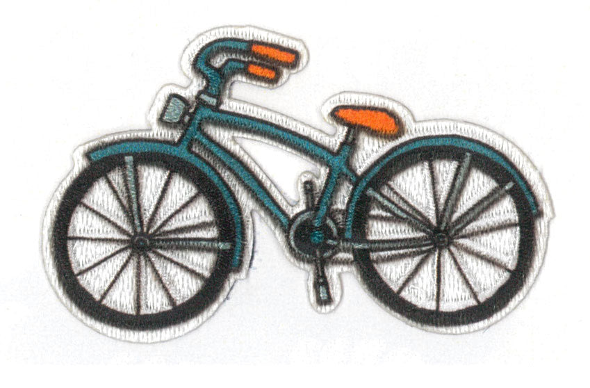 Tygmärke Cykel