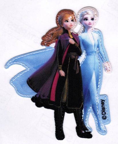 Tygmärke Frost Anna och Elsa 8 x 7 cm