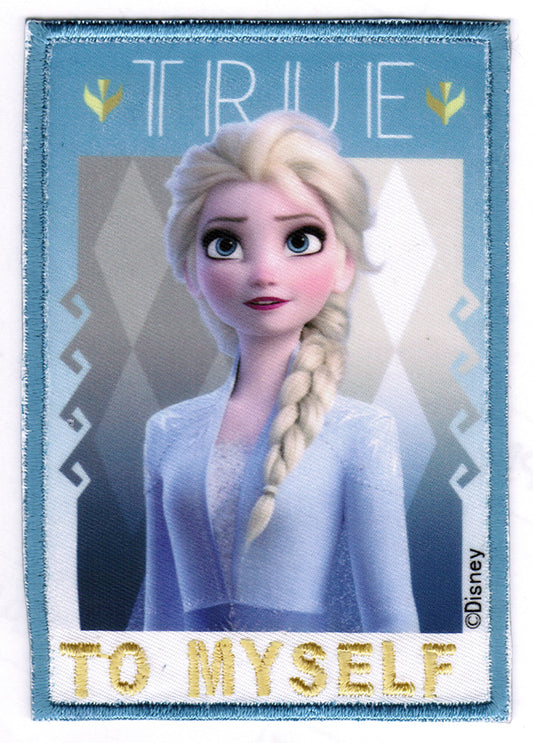 Tygmärke Frost Elsa 8 x 5,5 cm