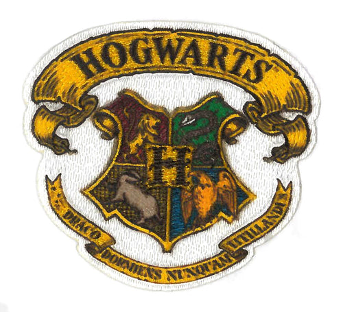 Hogwarts Harry Potter tygmärke 7 x 7 cm