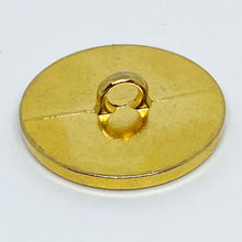 Metallknapp guld och Mörkblå
