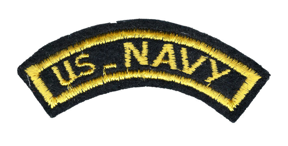 Broderat tygmärke US Navy