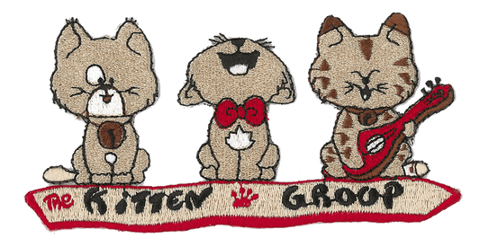 Tygmärke Katt " Kitten Group "